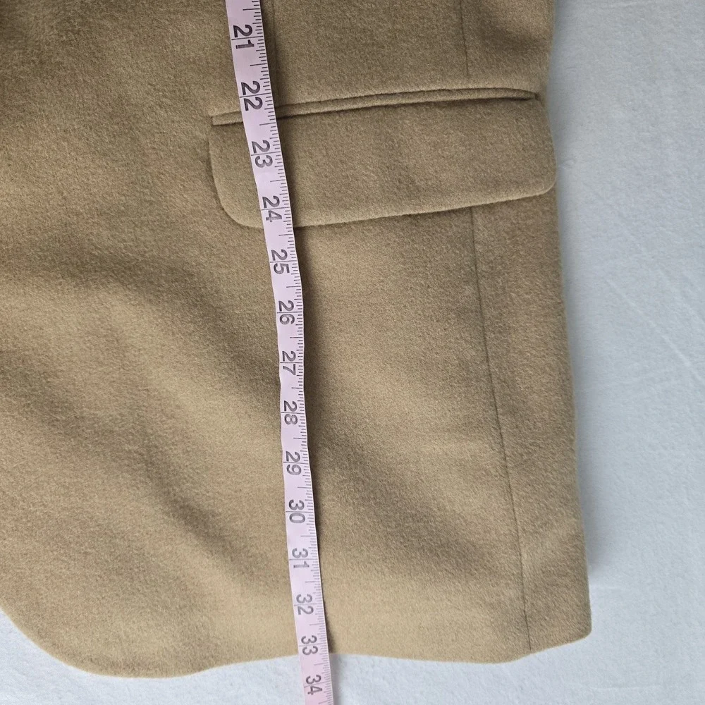 Botany 500 Mens 100% Camel Hair Blazer Overcoat‎ 46L Brown Tan Old Money